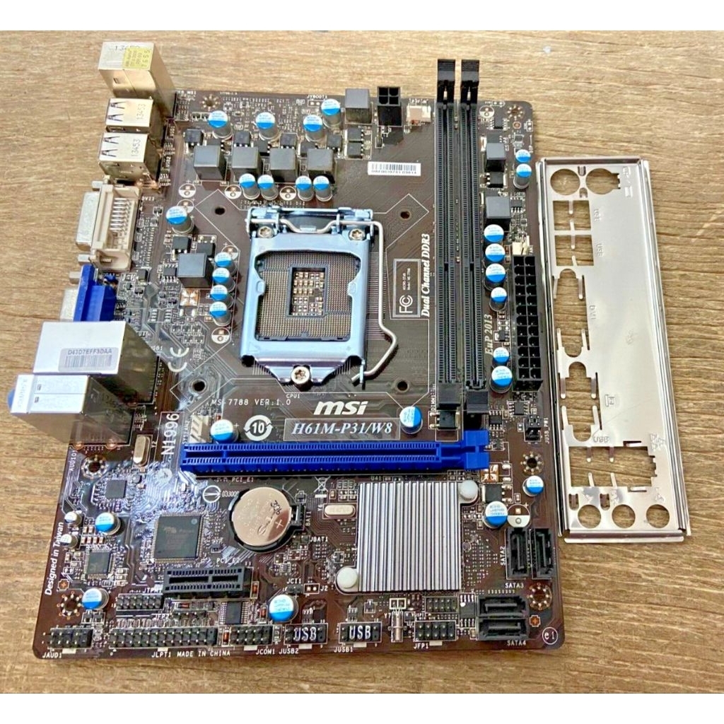 Motherboard MSI H61M-P31/W8 LGA 1155
