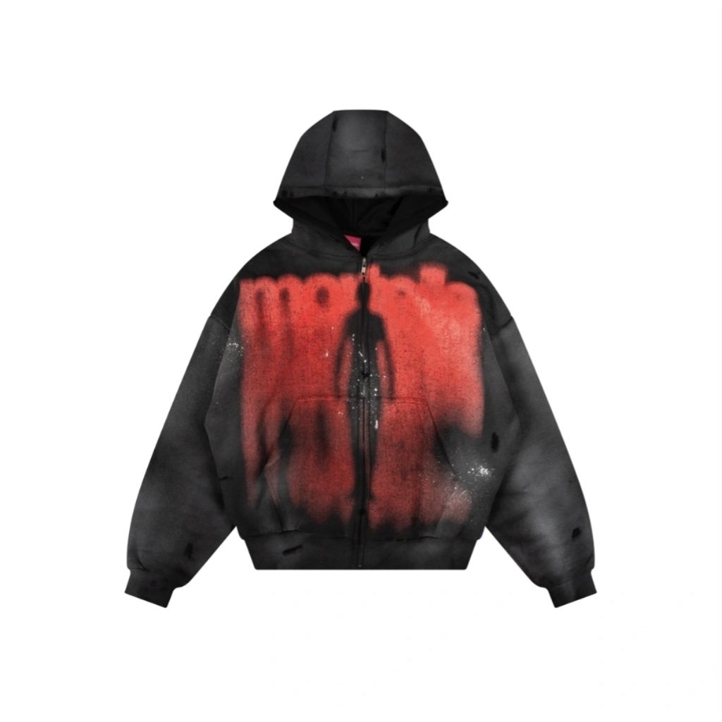 HOODIE MORTEILS Deconst Black