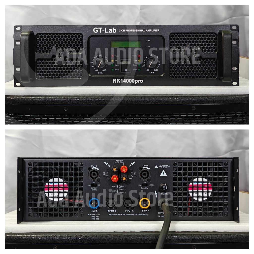 Power Amplifier / GT Lab by RDW NK14000PRO / Kelas TD / 2 Channel / GTLab NK 14000 PRO NK14000 PRO 2