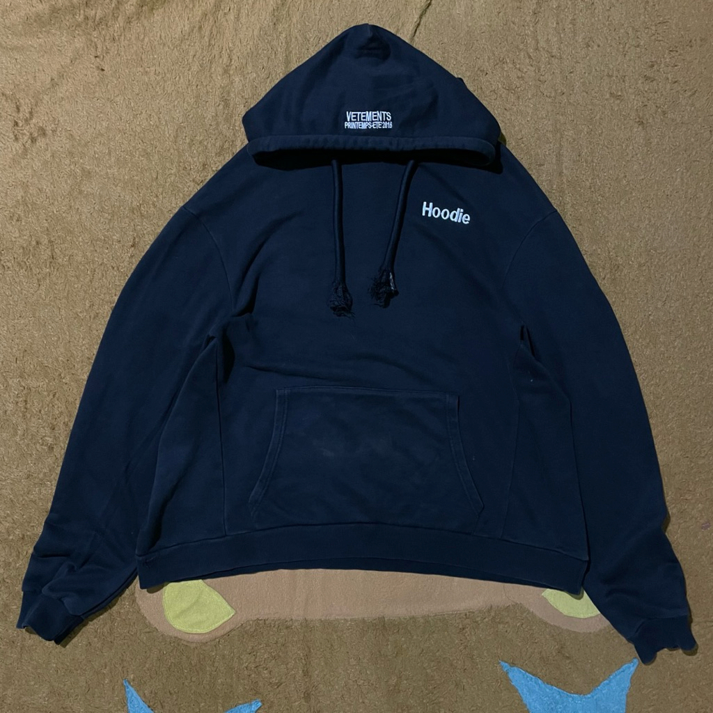 hoodie vetements oversize second