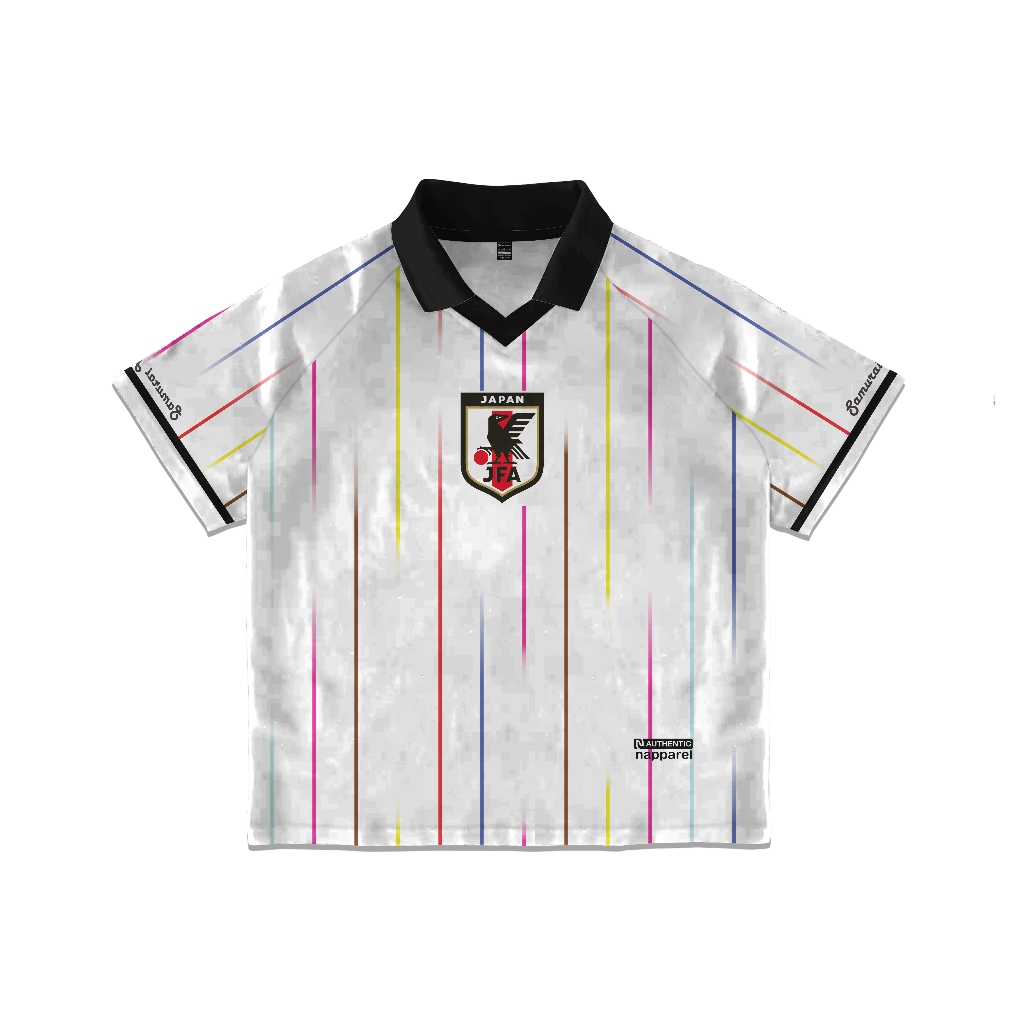 NAPPAREL Jersey bola Jepang vintage fantasy piala dunia unisex