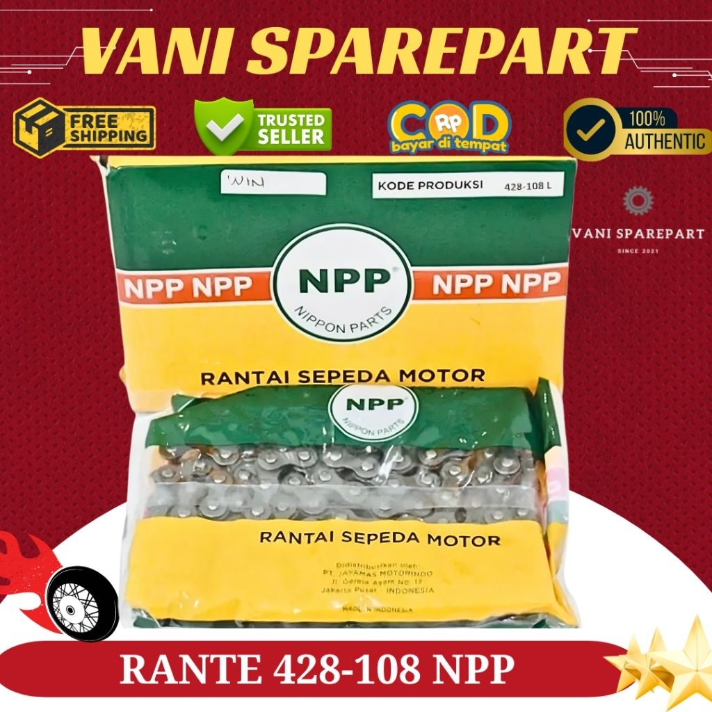 RANTAI RANTE RODA 428 - 108 WIN NPP