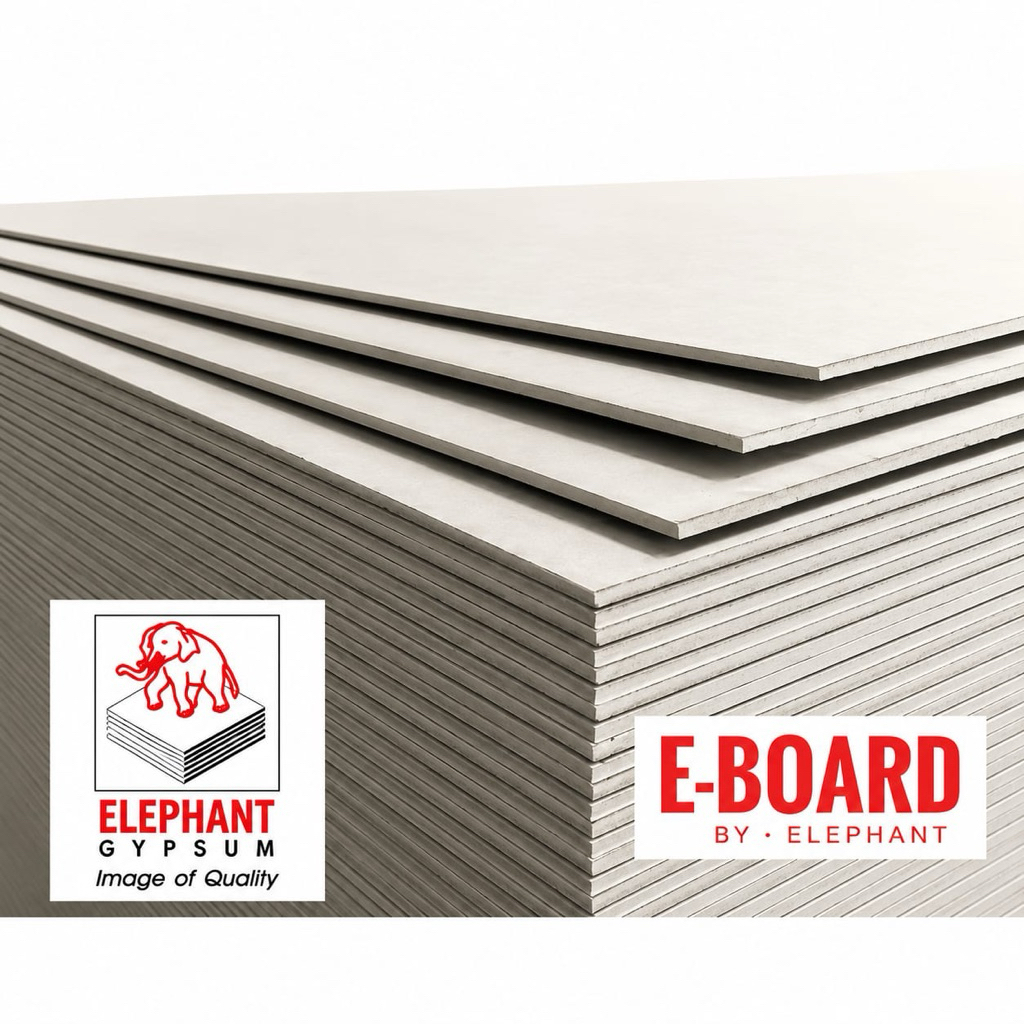 Papan Gypsum / Gypsum Eboard 9mm By ELEPHANT BOARD - Hemat Ekonomis