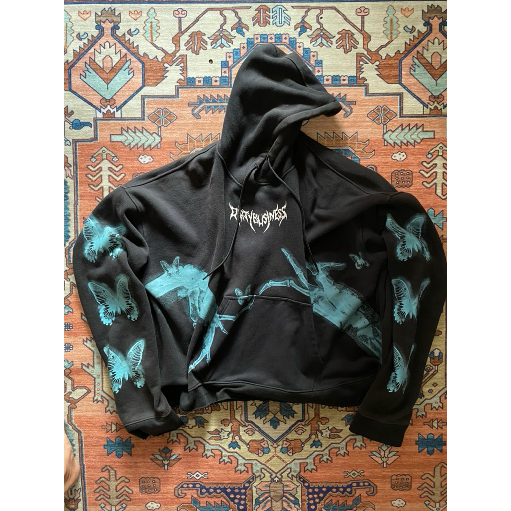 •Dirty Business oversized Boxy Hoodie