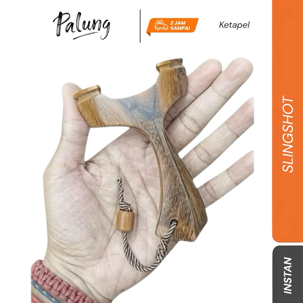 ketapel bahan galih / ketapel lomba profesional jenis ott bahan kayu galih kelor mas