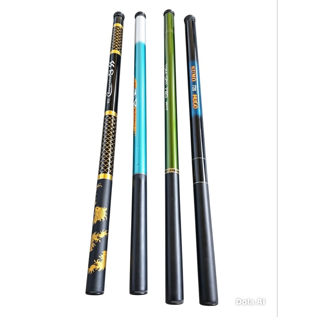 Tegek 7 meter Tegek 720 Joran tegek Pancing Lentur