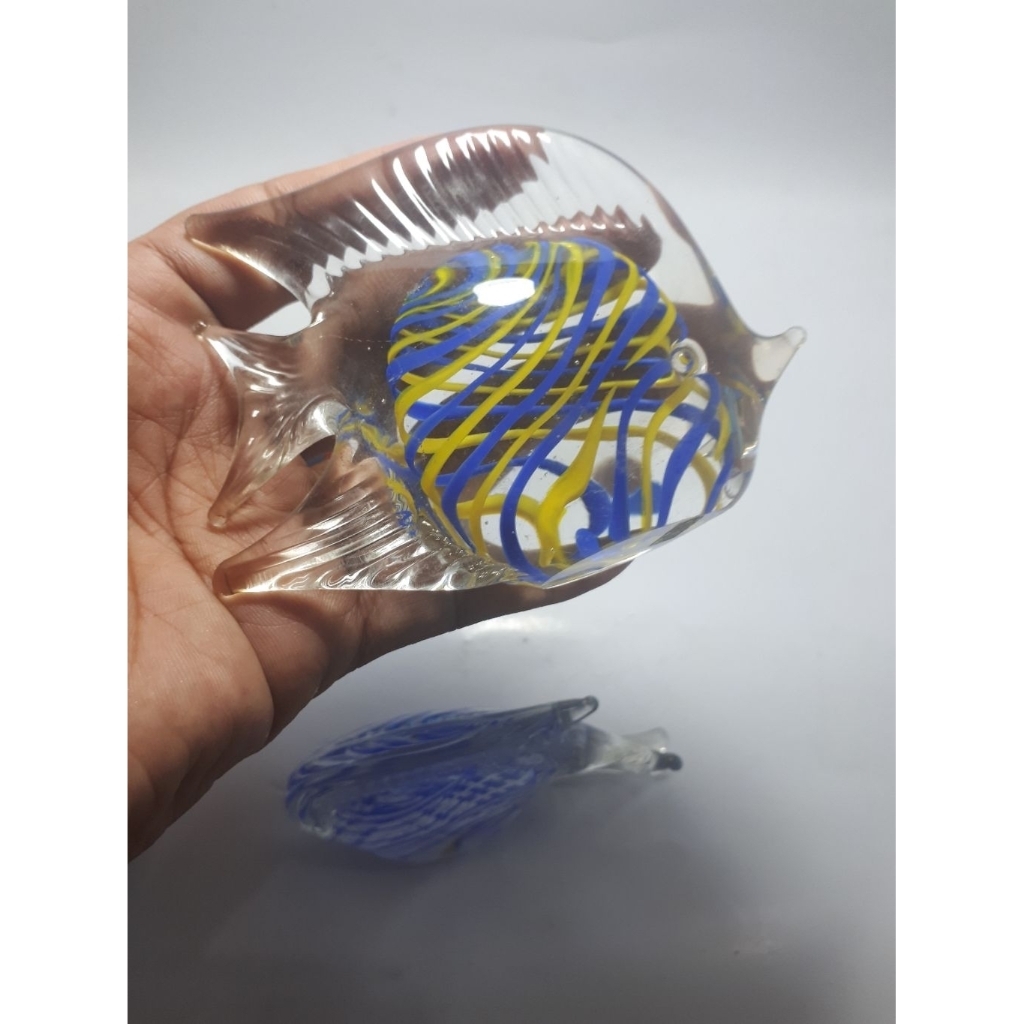 Pajangan kristal ikan/Set Art Glass fish