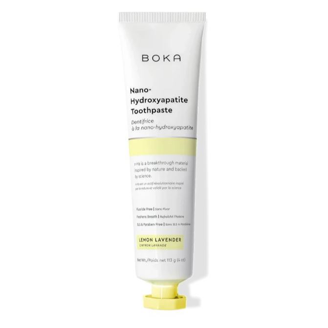 Boka Lemon Lavender n-Ha Toothpaste 113 gram / 4 oz Nano hydroxyapatite Pasta Gigi Odol