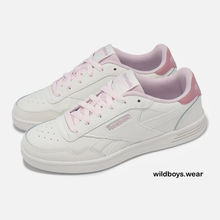 Sepatu Wanita Reebok Court Advance Women Lifestyle Shoes Chalk Pink 100229884 Original
