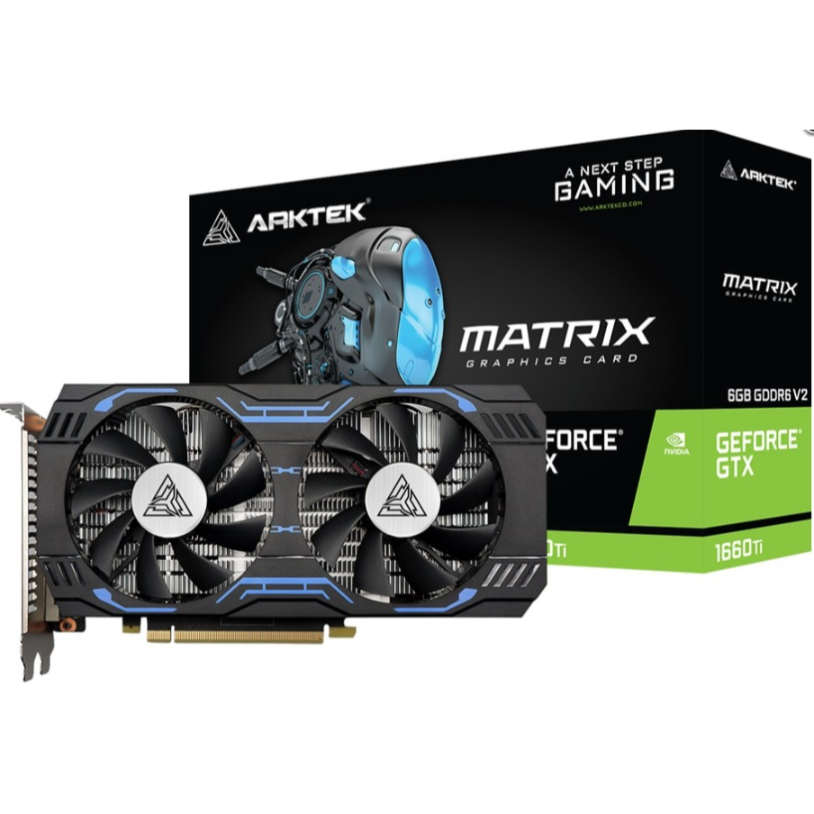 Arktek Geforce GTX 1660 Ti 6GB GDDR6 Matrix