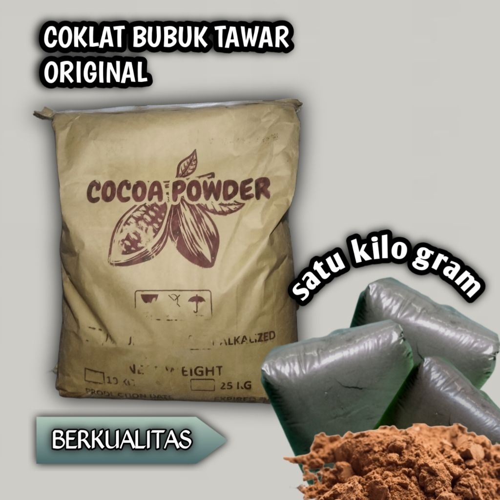 1KG BUBUK COKLAT ORIGINAL / COKLAT BUBUK TAWAR