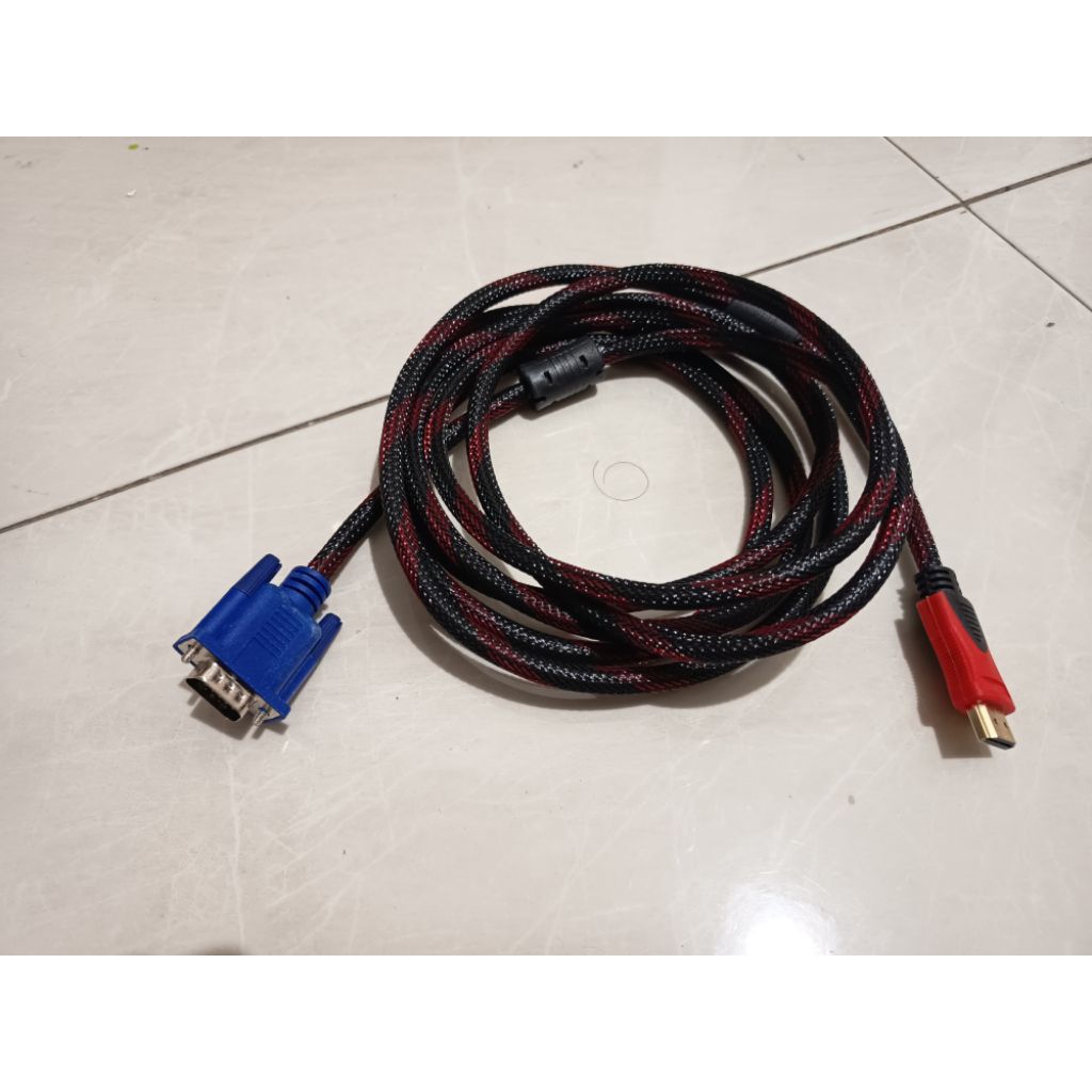 Kabel Converter VGA ke HDMI / HDMI to VGA