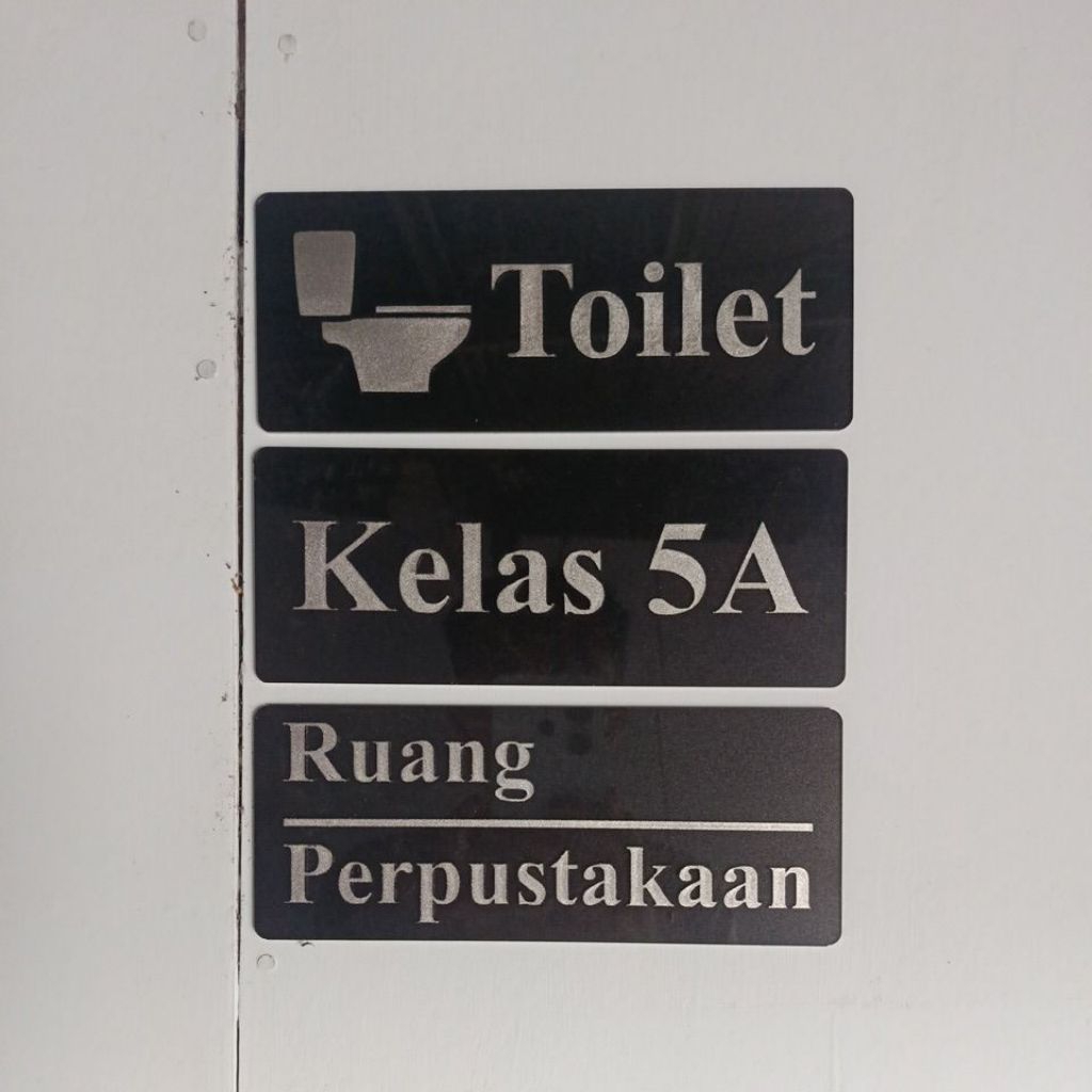 Signage, Nama Pintu atau Ruangan