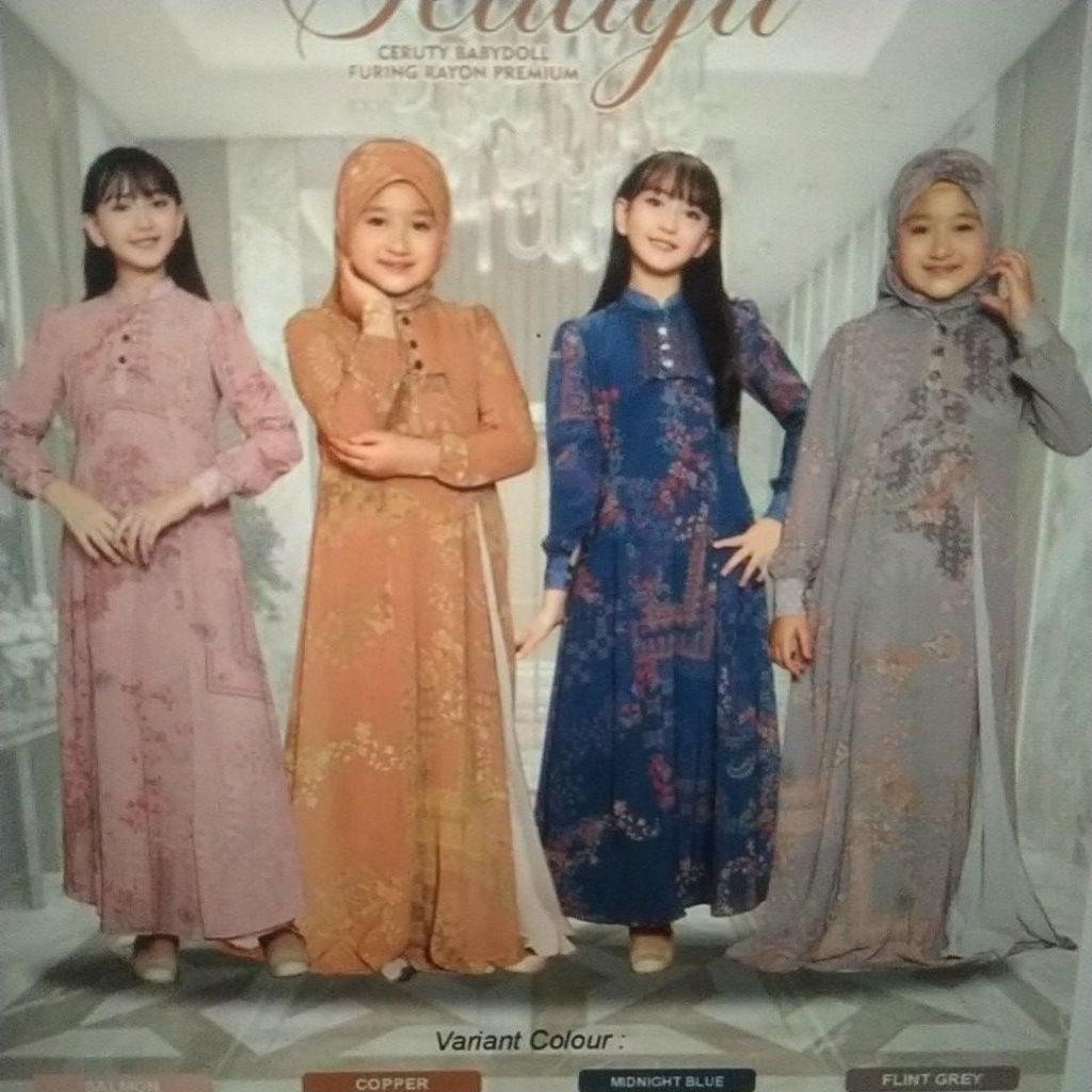 Sedayu (girl)by ZAMEERA Gamis anak elegan S-3XL