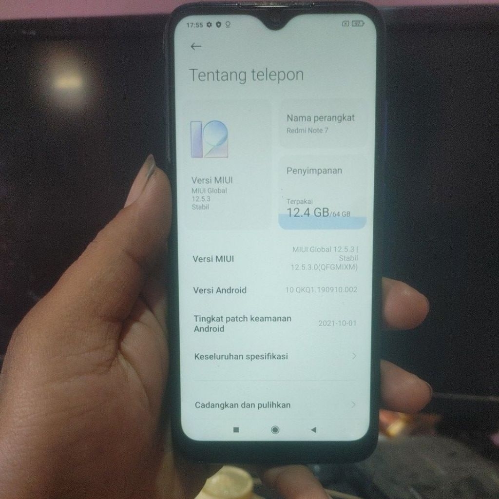 Redmi Note 7 6/64 (Lavender) Minus