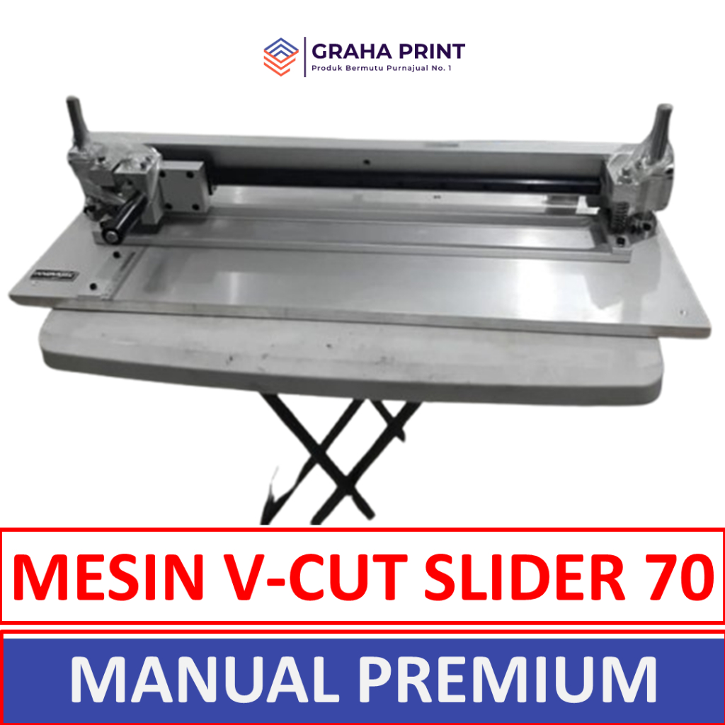 INNOVATEC Mesin Potong Kertas Slotting V Cut Slider 65 Manual - Pemotong VCut Kardus Karton Sudut 90