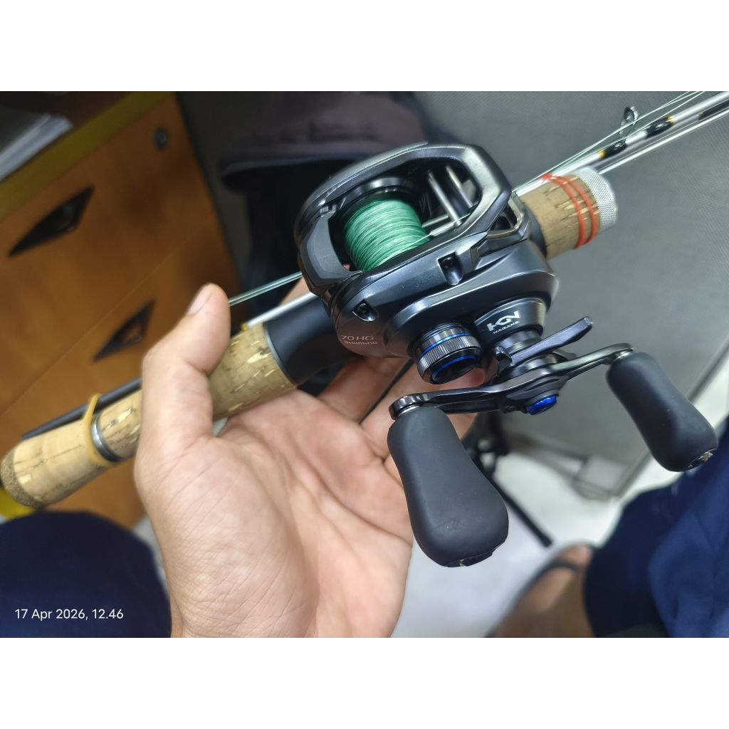 Rell BC Shimano SLX MGL 70 HG (Handle Kanan)