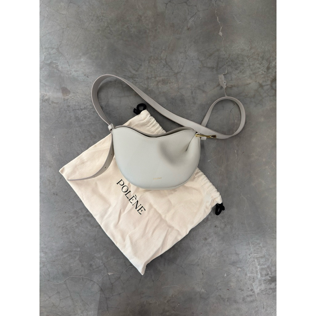 POLENE Tonca Chalk Crossbody Bag