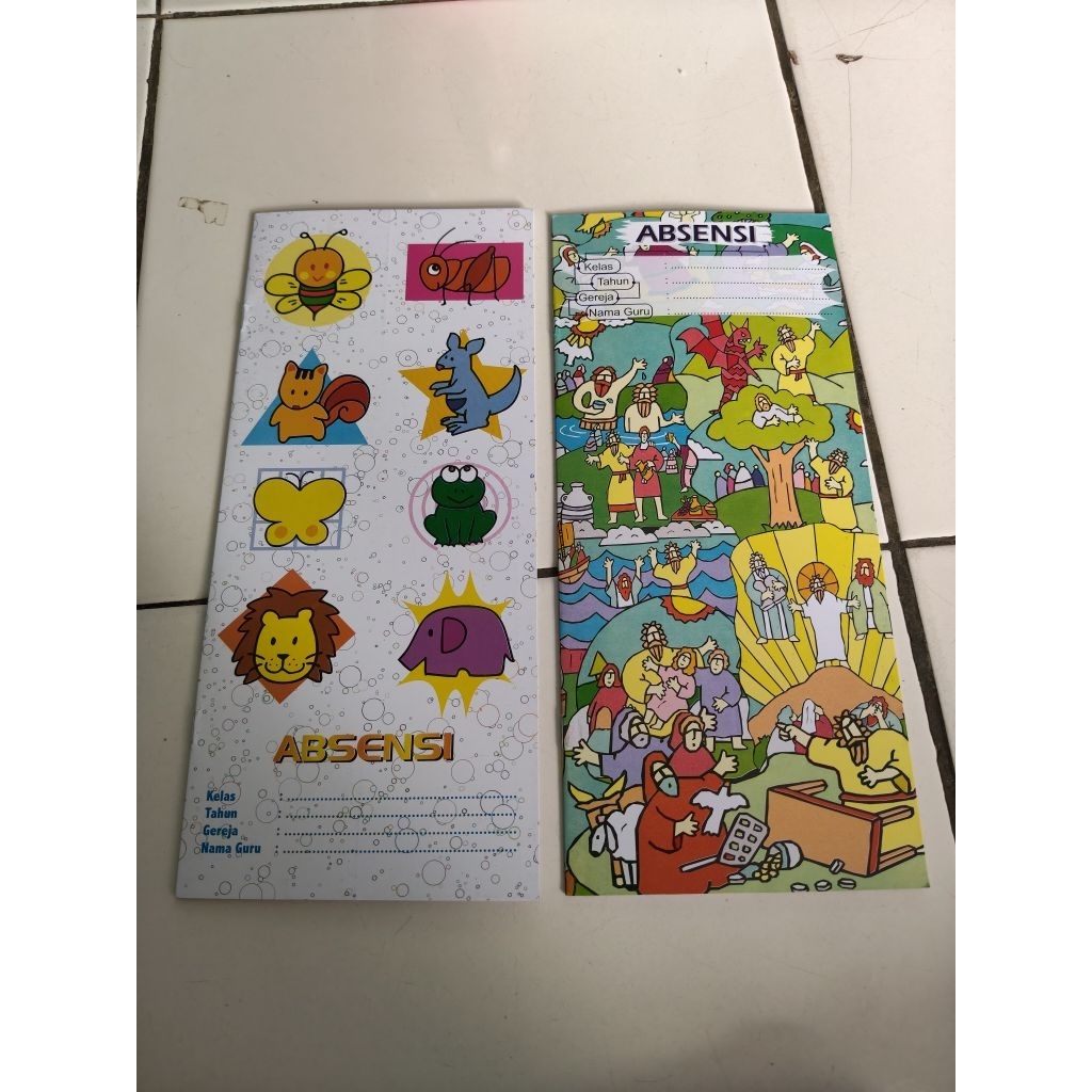 Buku Absensi Sekolah Minggu