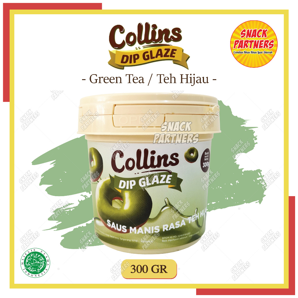 COLLINS MINI DIP GLAZE MATCHA 300G
