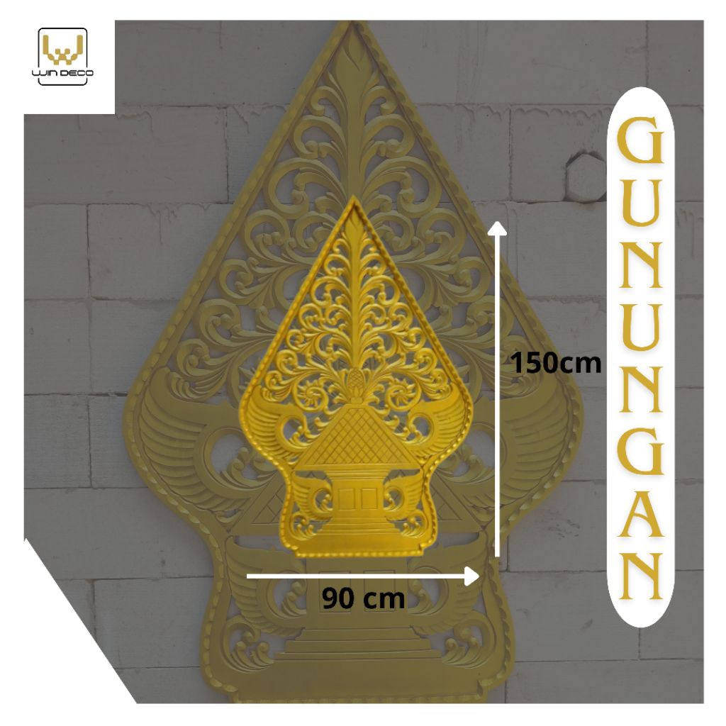 GUNUNGAN WAYANG DEKORASI 150 cm/ HIASAN DINDING