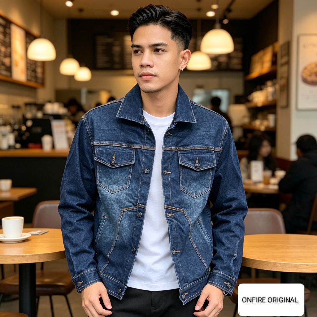 (03) JACKET JEANS PRIA ONFIRE ORIGINAL