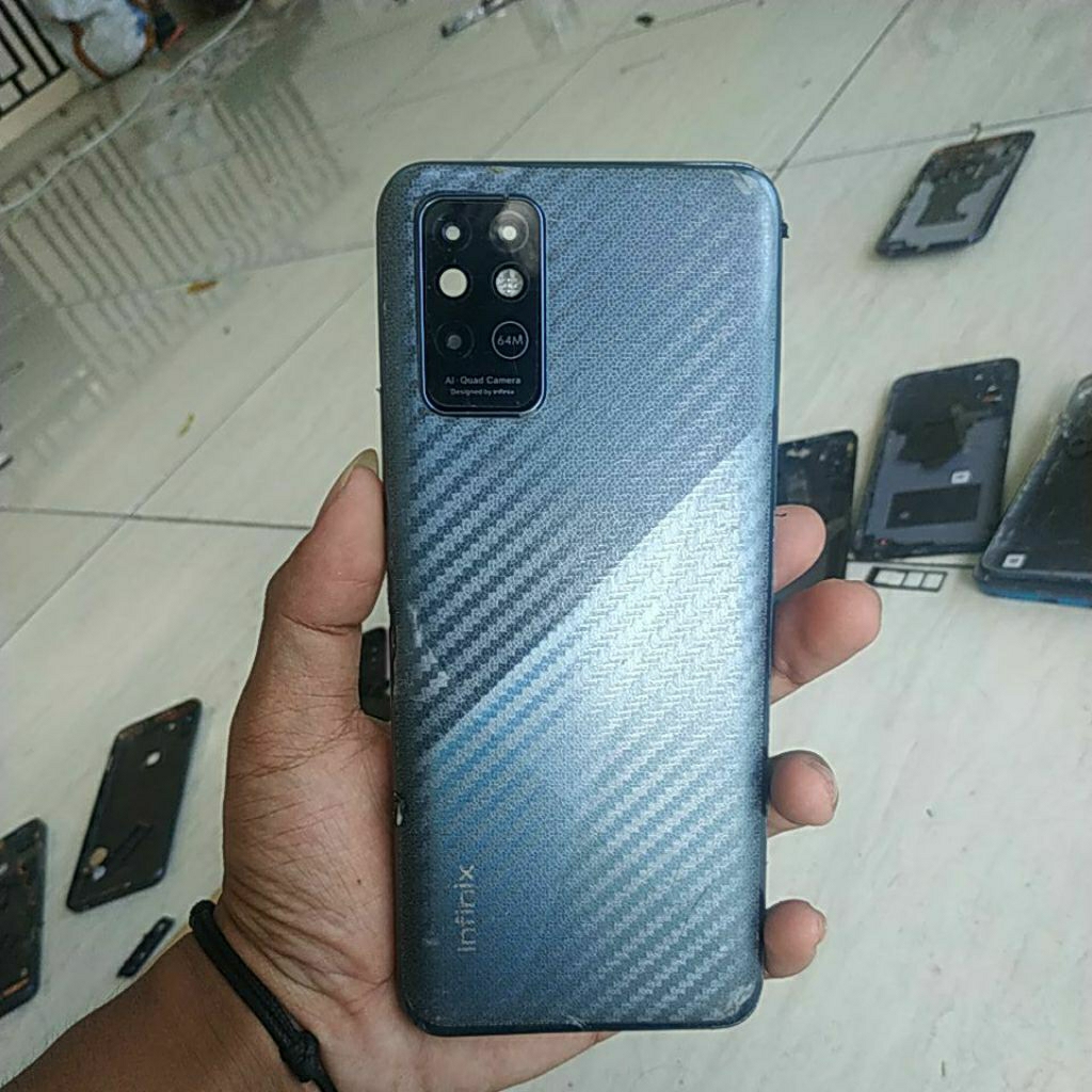 backdoor set bazzel bekas Infinix note 8 cek deskripsi