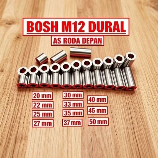 Bosh M12 / AS 12mm AS RODA DEPAN DURAL 2 cm - 5 cm