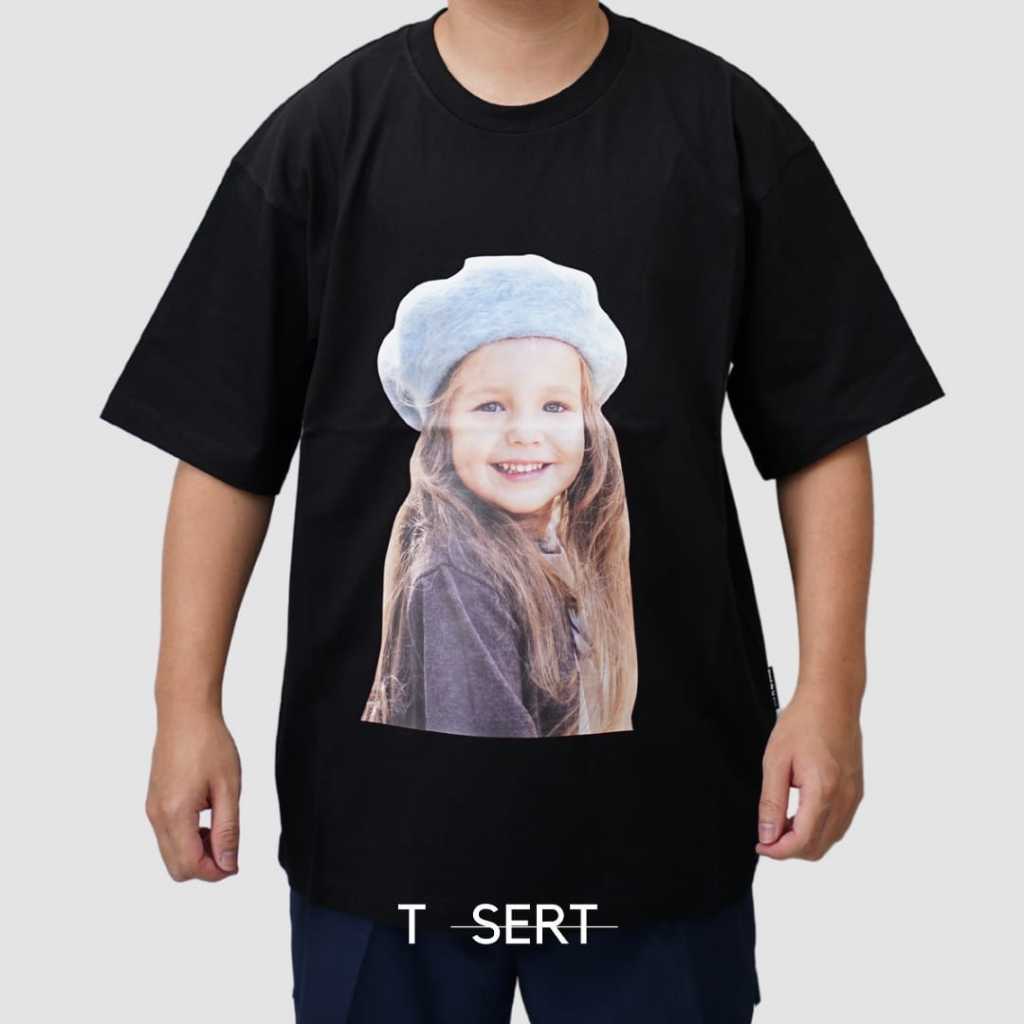 ADLV Girl Blue Cap Black Tee / Baju Kaos ADLV Authentic