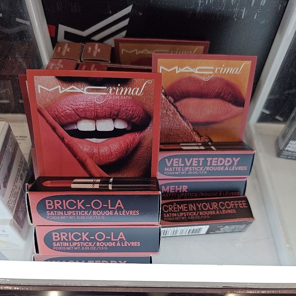 Mac Macximal Matte / Satin Lipstick Mini Travel Size Lipstik Original BPOM