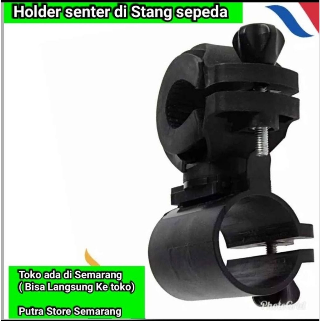 Holder senter sepeda Bracket senter bracket lampu Sepeda pegangan lampu sepeda hook lampu sepeda