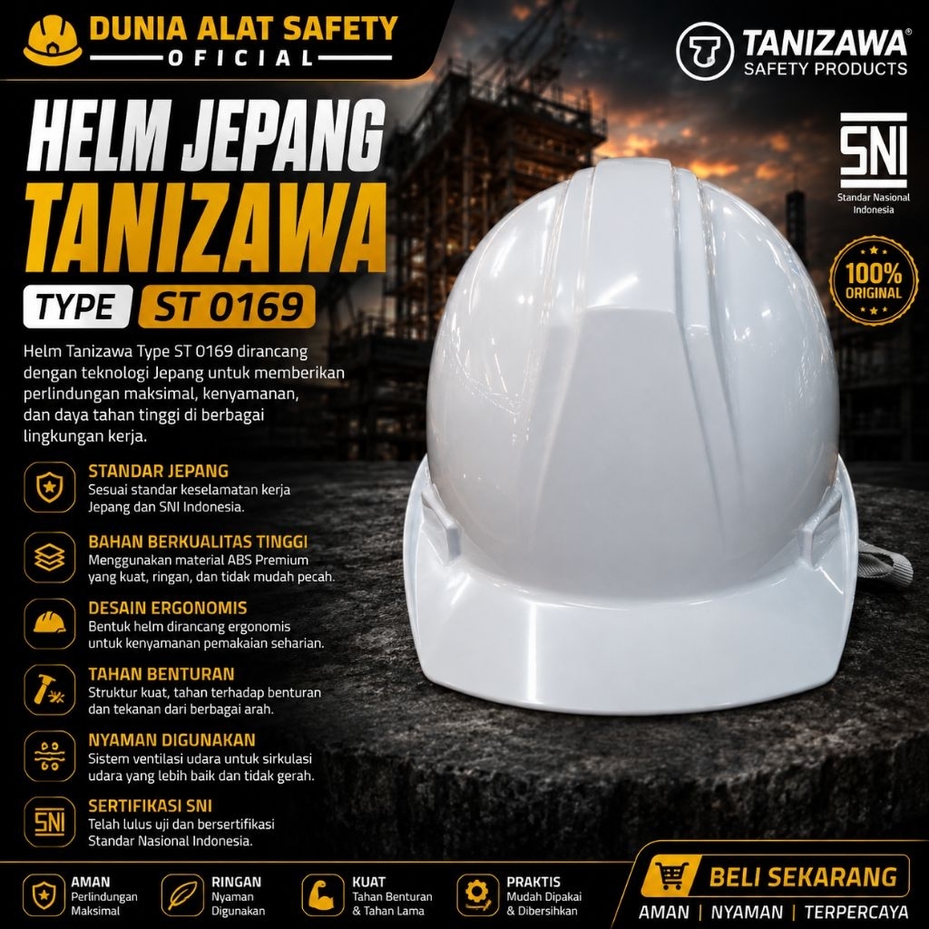 Helm Proyek Tanizawa St 0169 Japan / Helm Japan Tanizawa Oroginal Murah