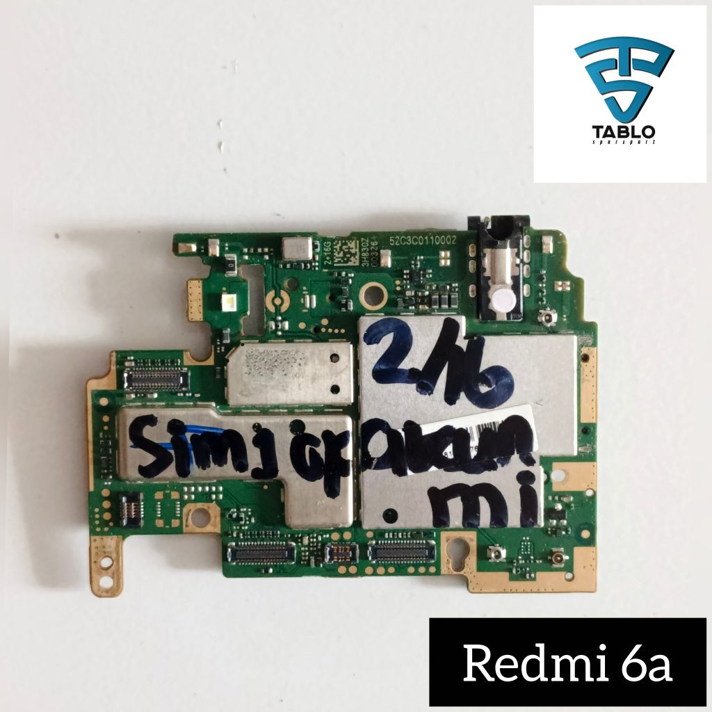 mesin xiaomi redmi 6a hidup minus sim 1 off ram 2/16gb