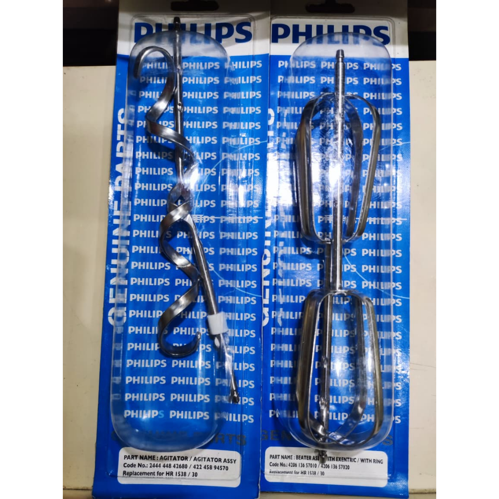 Philips Spare Part Pengocok/Beater/Agitator Mixer HR 1538/1530 sparepart