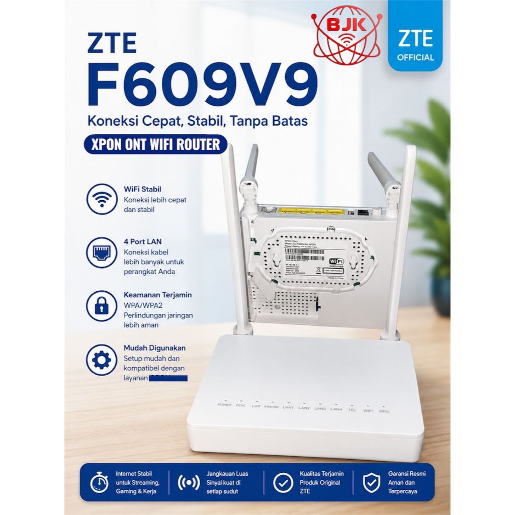 ROUTER ZTE F609V9 XPON NEW