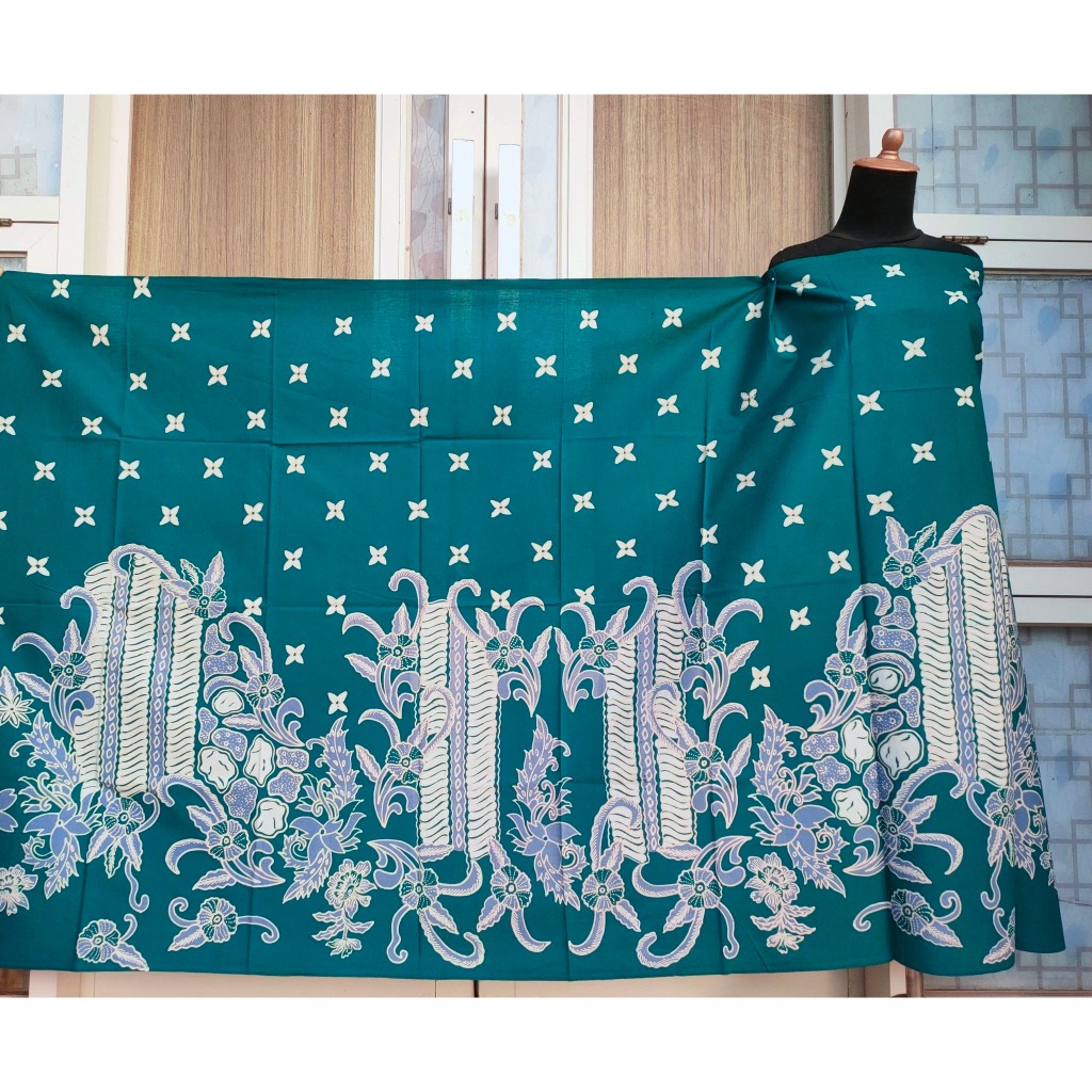 bisa COD batik umiromlah 0810469 Kain Batik Full Tulis Asli Pengrajin Madura Pamekasan Tosca