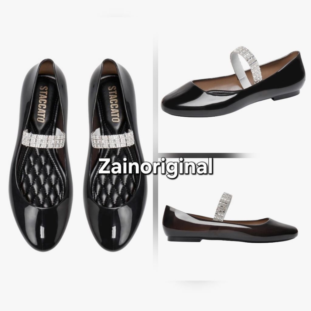 ORIGINAL STACCATO GL1015005 SEPATU FLAT JELLY