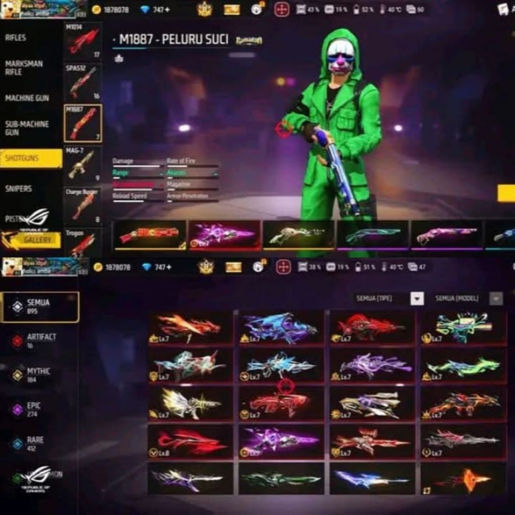 Akun ff sultan login selalu aman full mex