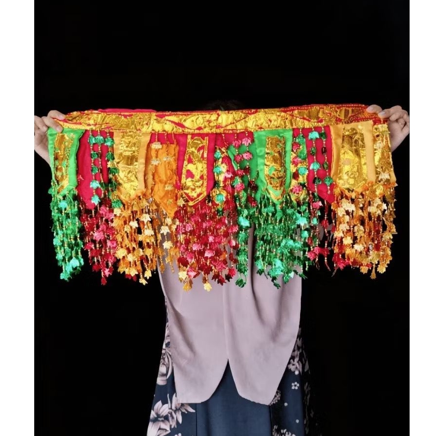 tirai dinding/tirai pelaminan/hiasan dinding pelaminan/ondas aceh pendek