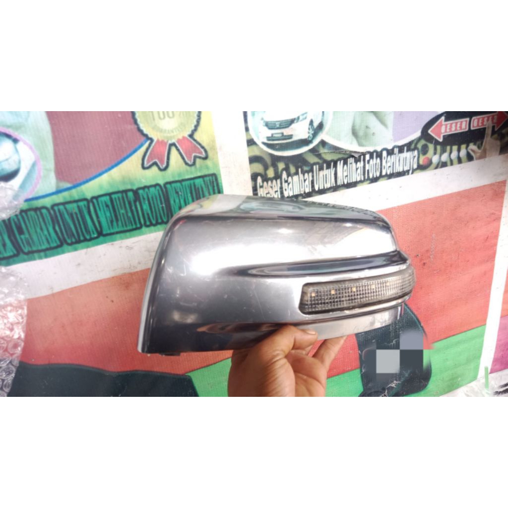Cover Spion Chrome Plus Lampu Sein Ford Everest TDCi Copotan Original Kiri