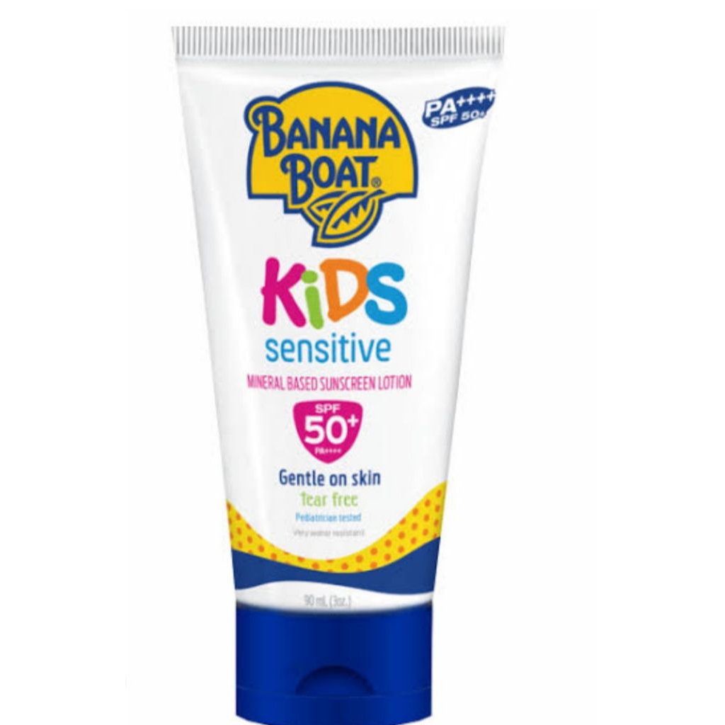 banana boat kids sensitive spf 50 tear free