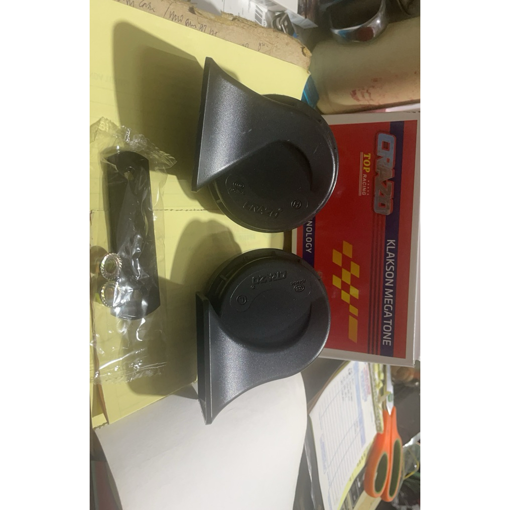klakson model keong tunggal black series super megatone