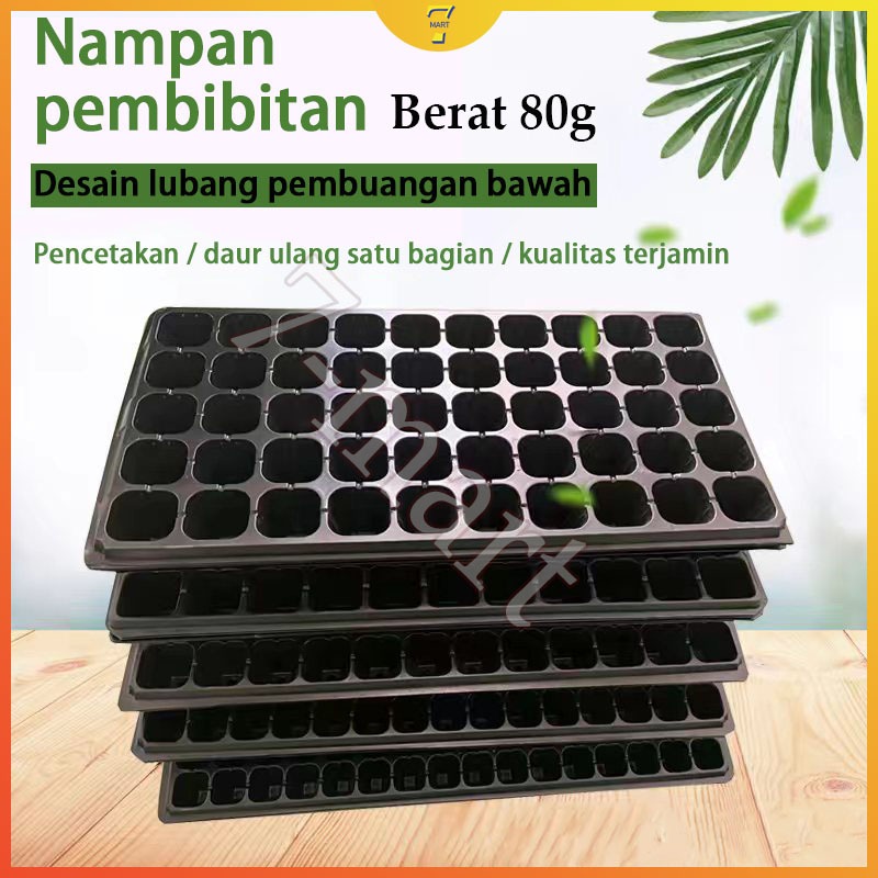 Tray Semai 105 128 200 288 Lubang Potray Seedling Tray Dulang Benih Berkualitas