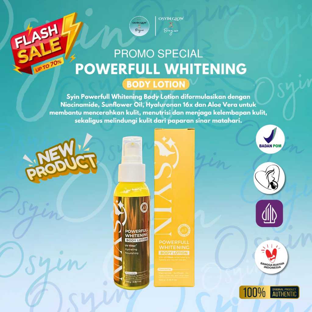 Osyin Glow Powerfull Whitening Body Lotion (100ml)