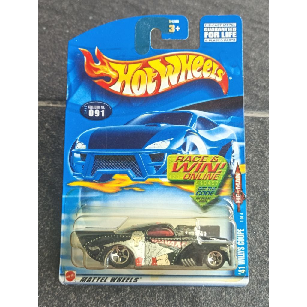 hot wheels 41 Willys Coupe blue card