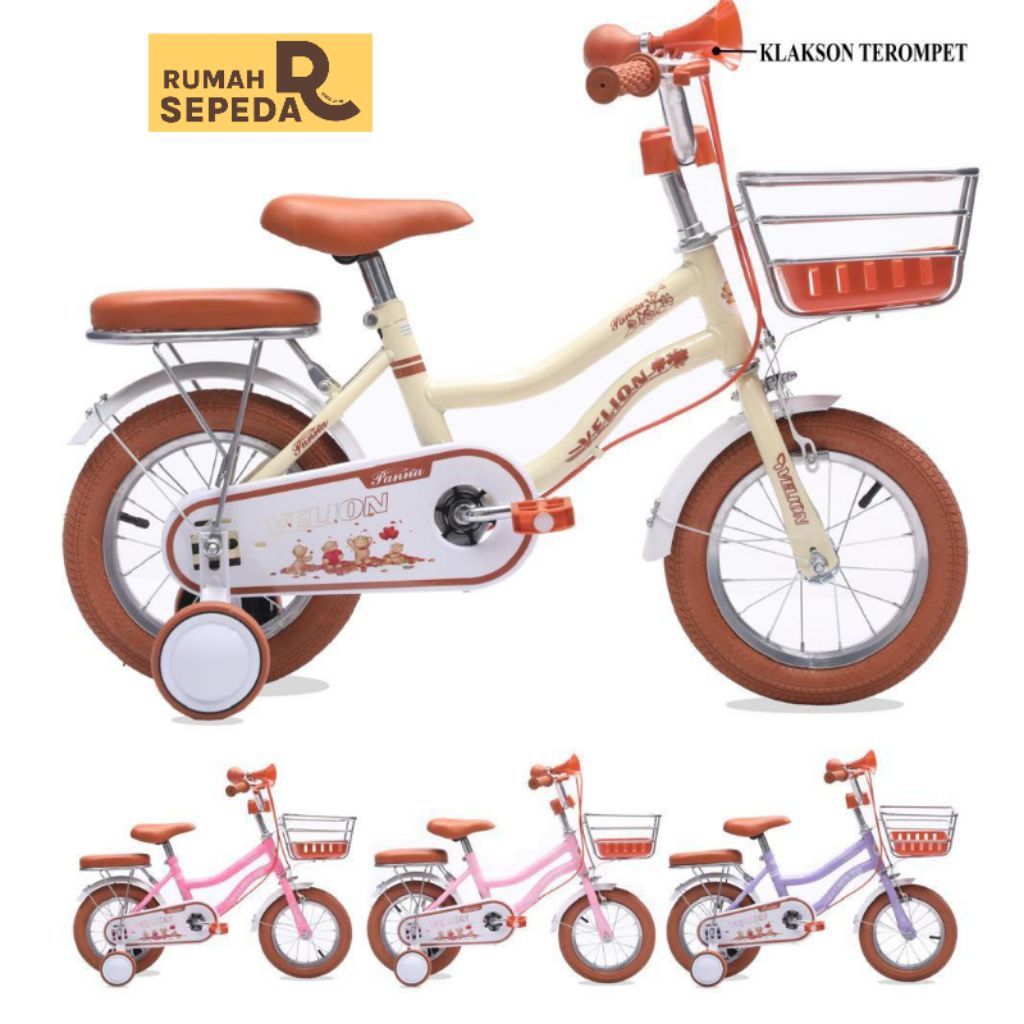 Rumahsepedabdg Sepeda Velion Sepeda Anak Klakson Terompet