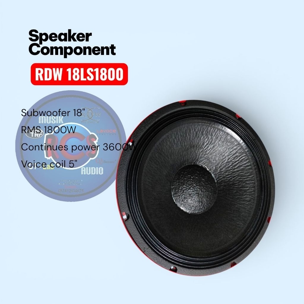 Speaker 18inchi RDW 18LS1800