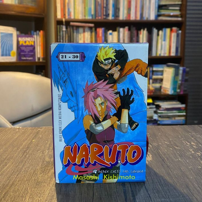 NARUTO SET BOX VOL 21-30 : Komik Jepang Karya Masashi Kishimoto