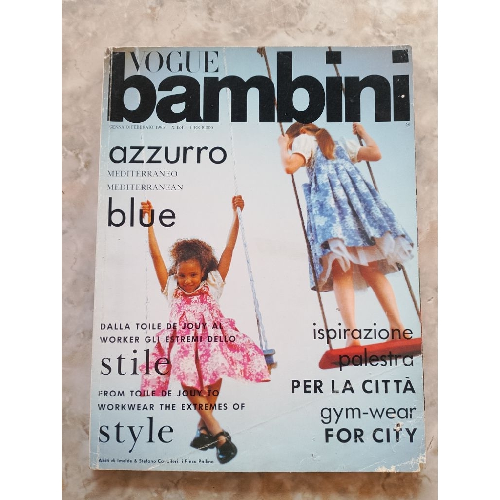 Majalah Vogue Bambini 1995 original