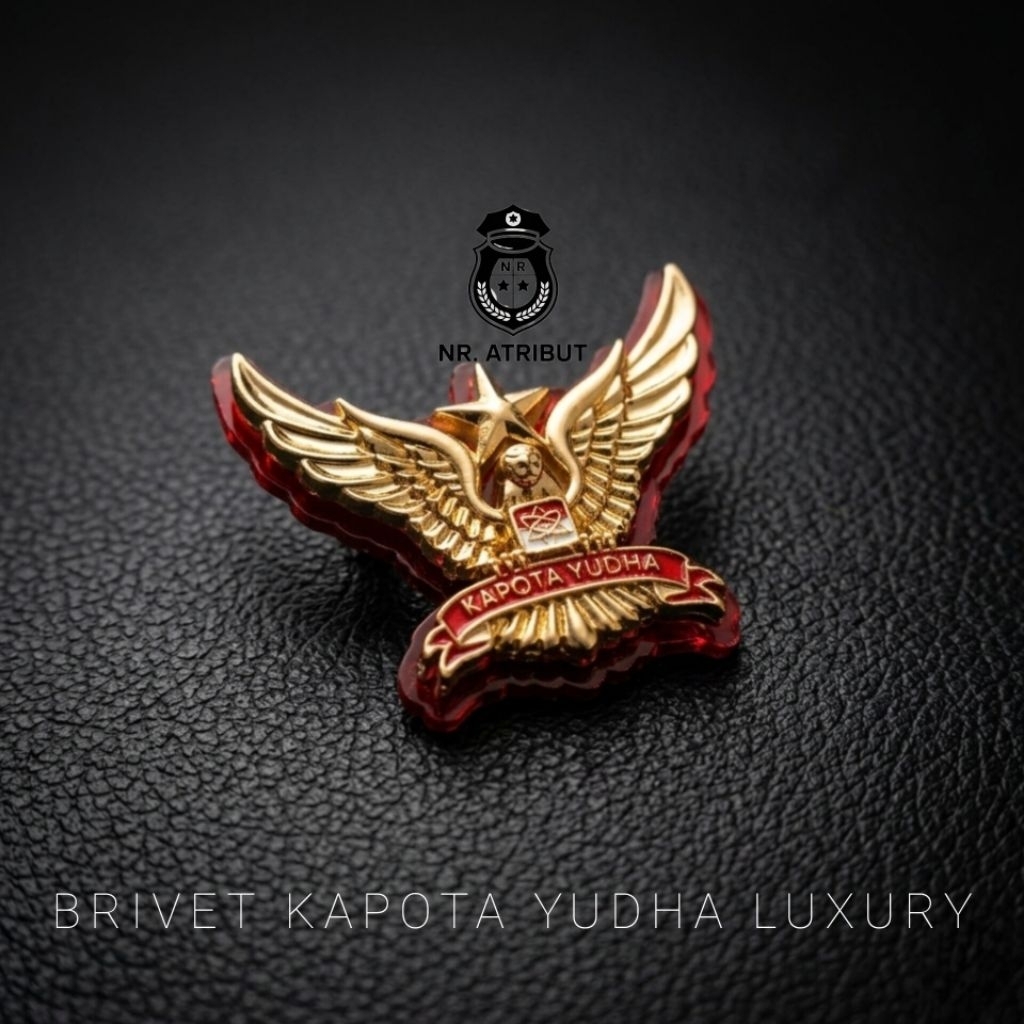 Pin wing kapota yudha brevet kapota yudha brivet kapota yudha bahan tebal premium